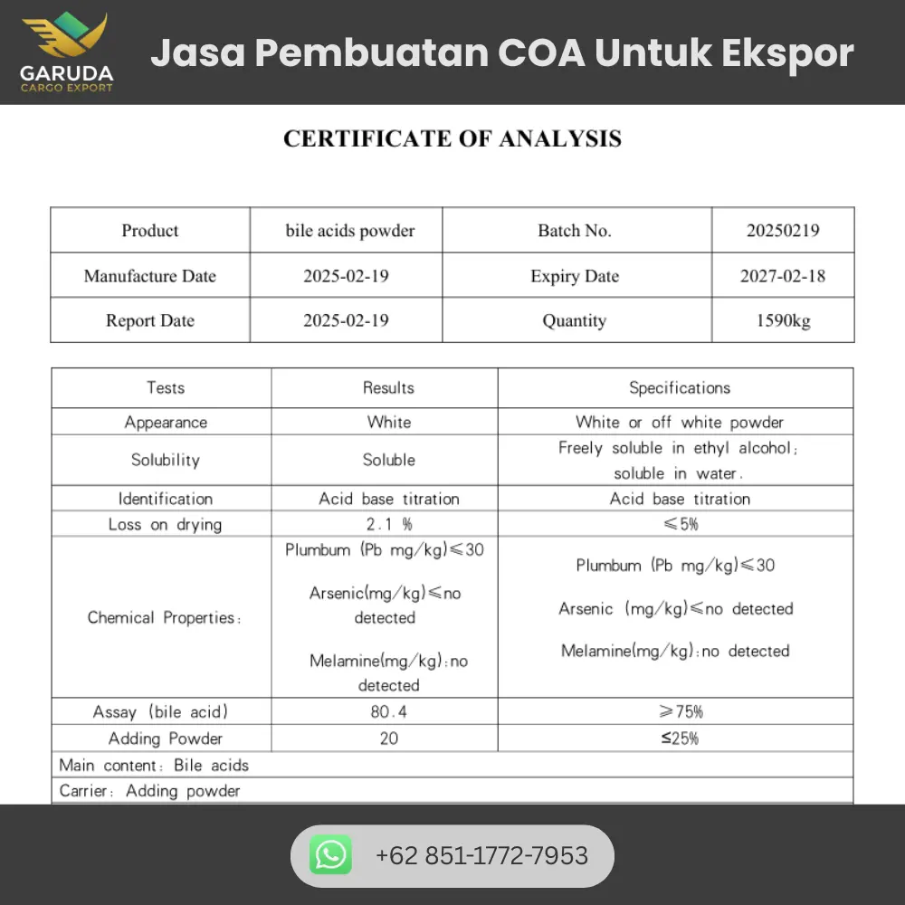 Jasa Pembuatan COA