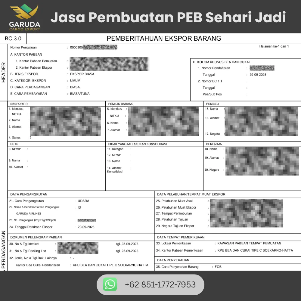 Jasa Pembuatan PEB